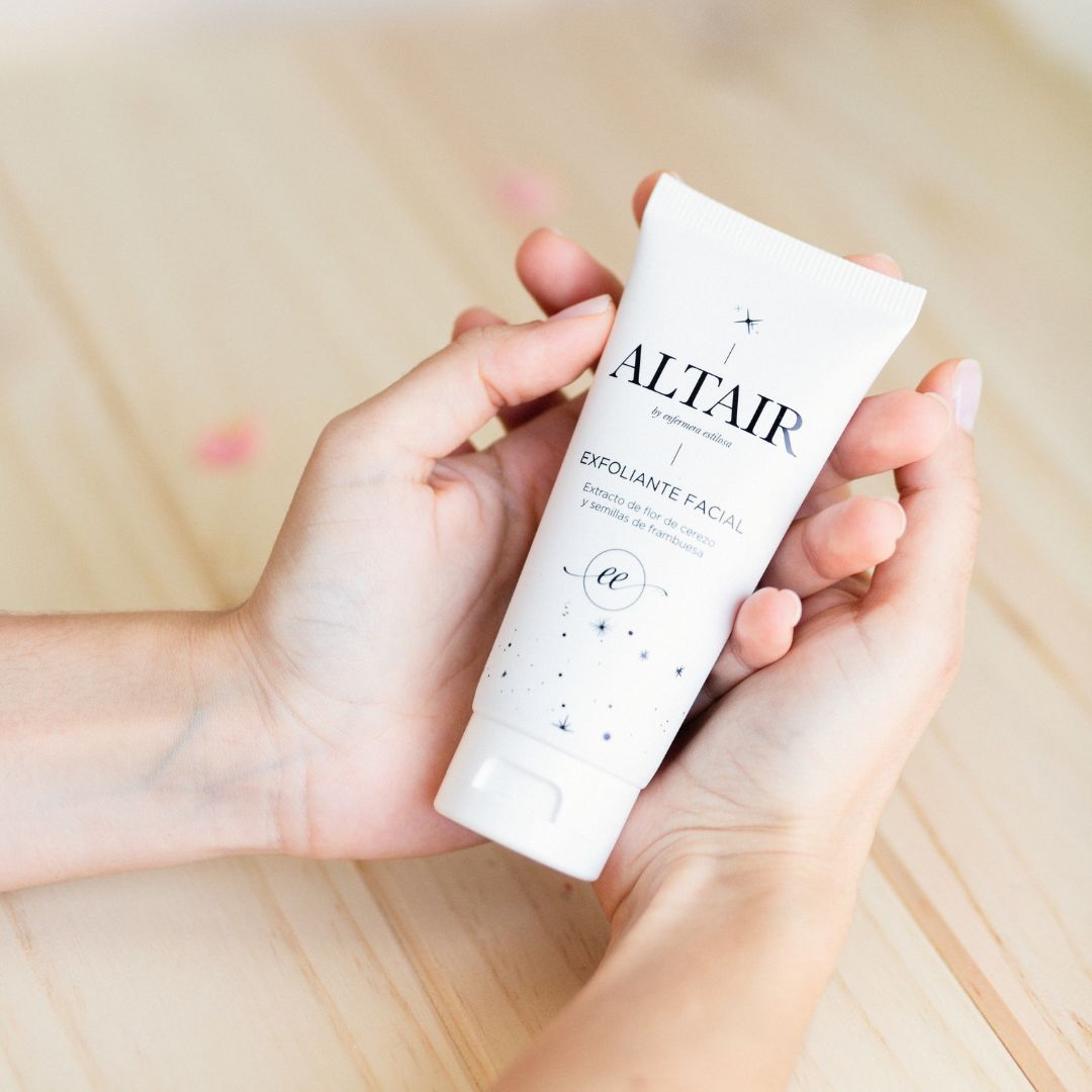 ALTAIR · Exfoliante facial con semillas de frambuesa